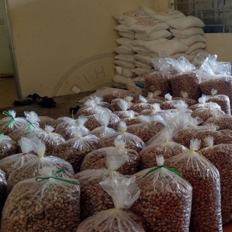 Gia công rang hạt điều nhân sống